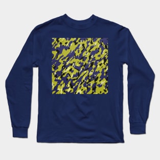 Camouflage - Olive light blue Long Sleeve T-Shirt